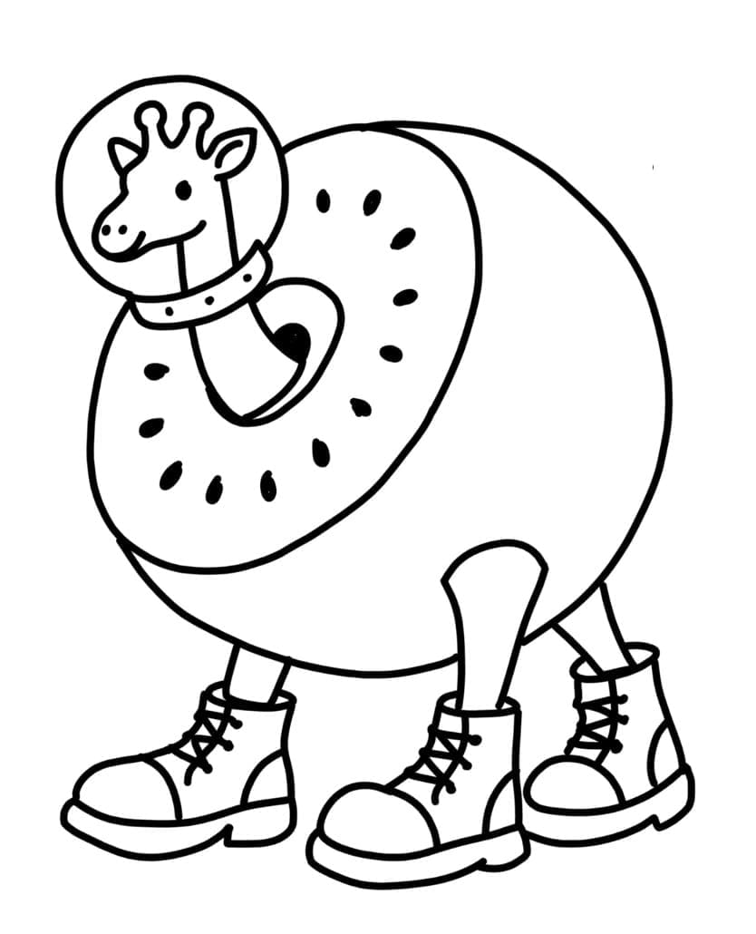 Brainrot Giraffa Celeste