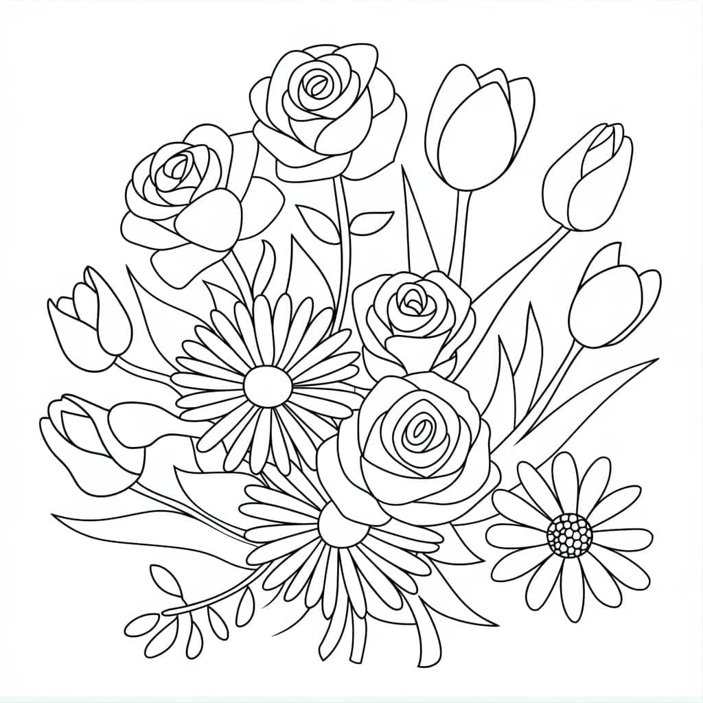 Buket Bunga Segar Gratis