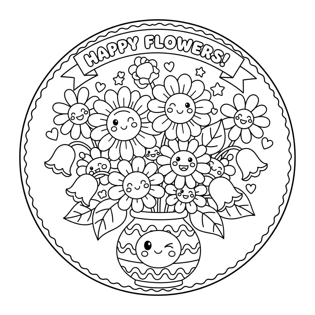 Buket Bunga yang Ceria