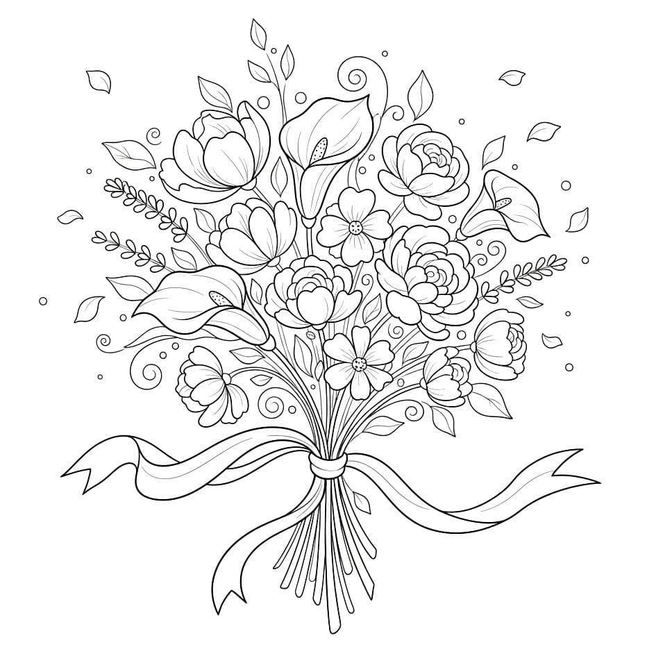 Buket Bunga yang Puitis