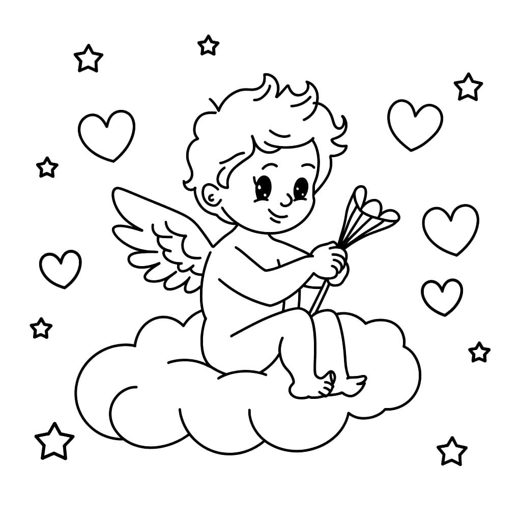 Cupid di atas awan