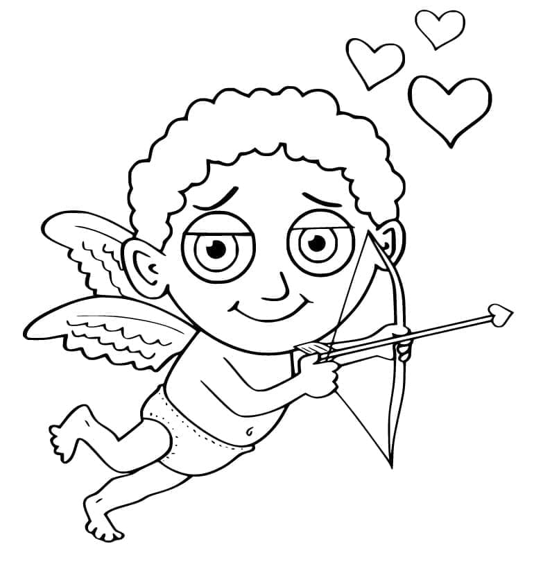 Cupid Hari Valentine imut