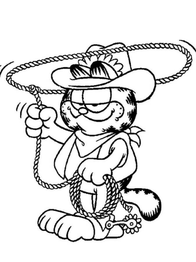 Garfield Memutar Lasso