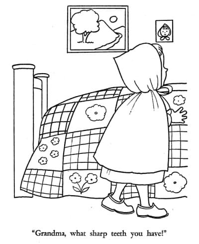 Gratis Si Kerudung Merah yang dapat dicetak