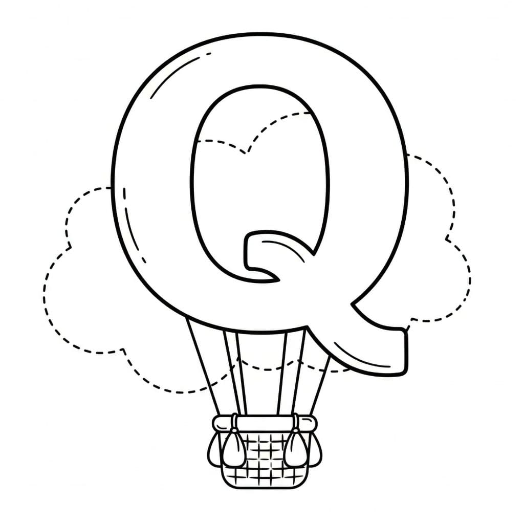 Huruf Q balon