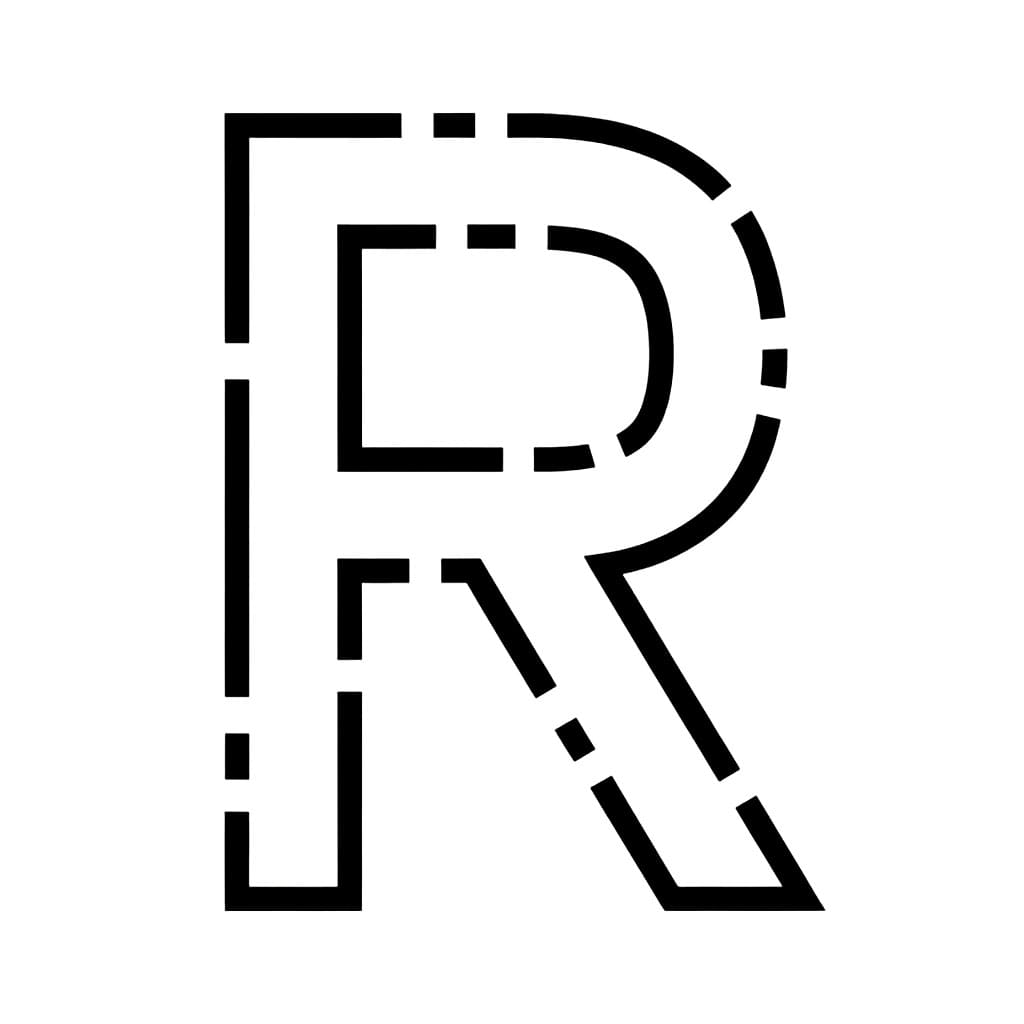 Huruf R celah terbuka