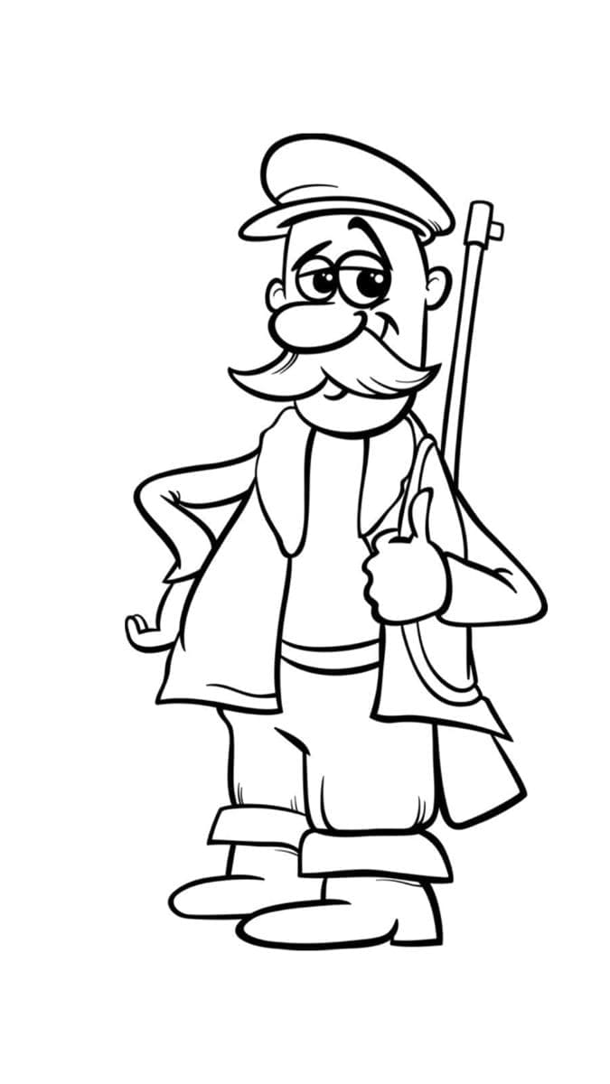 Pemburu dalam Si Kerudung Merah