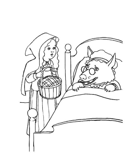 Si Kerudung Merah kejutan