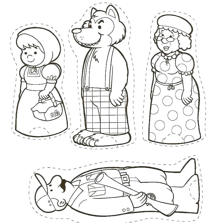 Si Kerudung Merah Tokoh