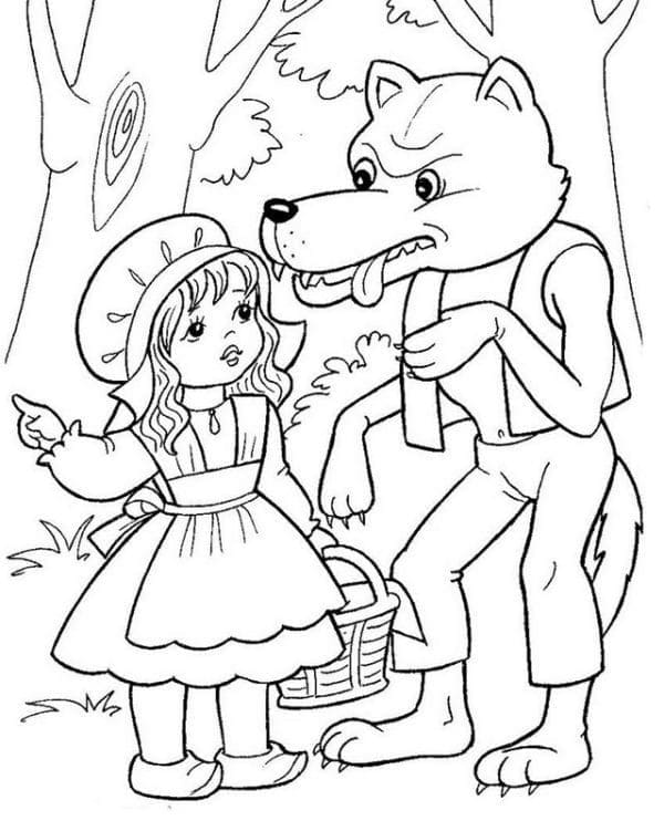 Si Kerudung Merah untuk anak-anak