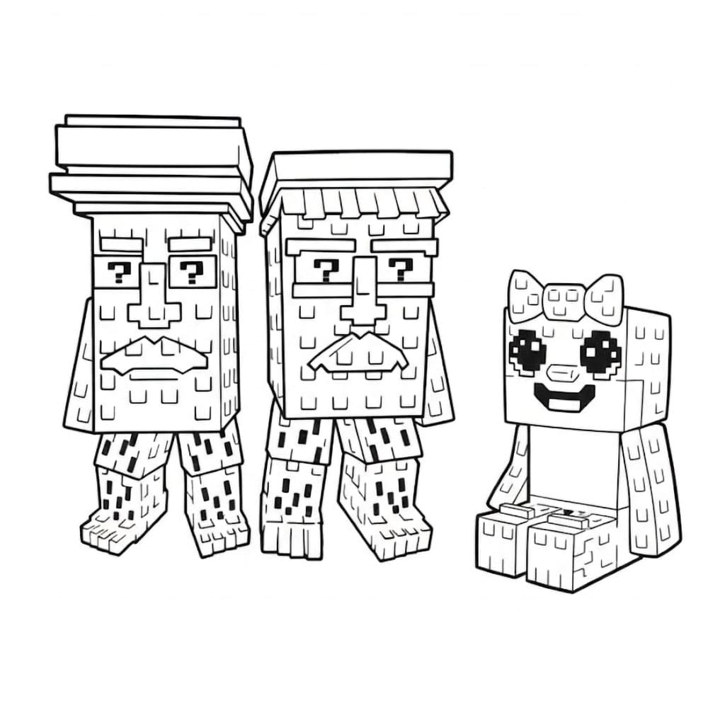 Tiga karakter Steal a Brainrot