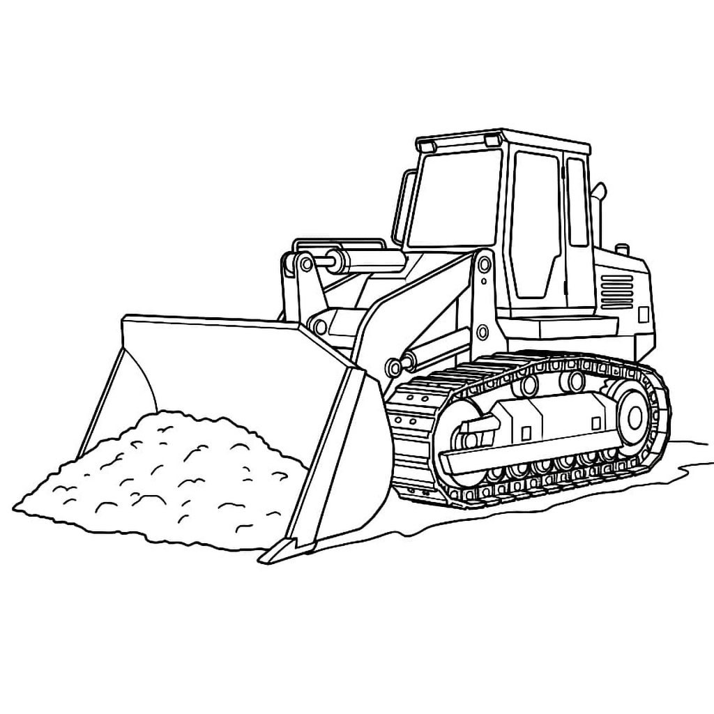 Buldoser pengolah tanah