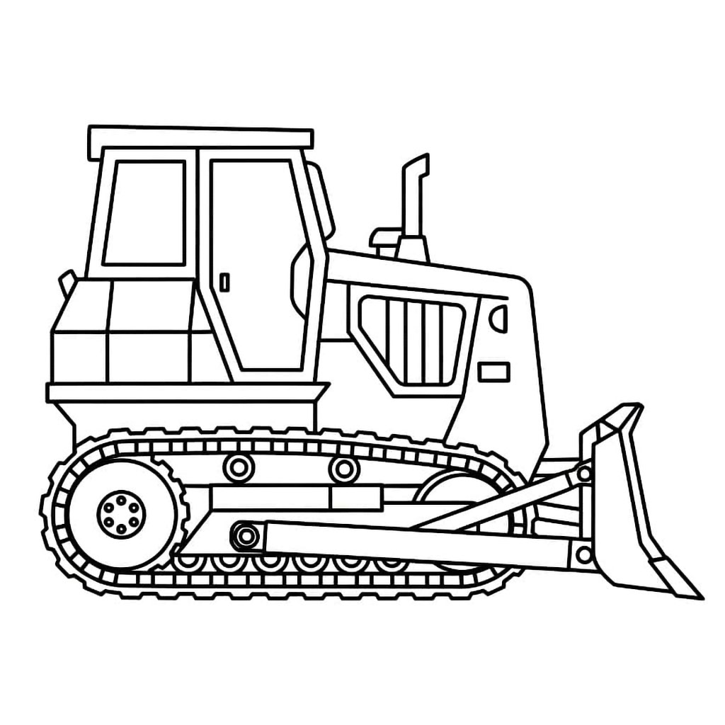 Buldoser rantai trek