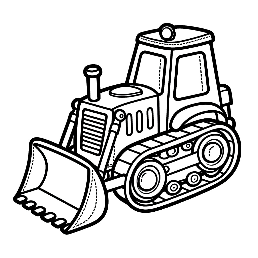 Buldoser sempurna desain