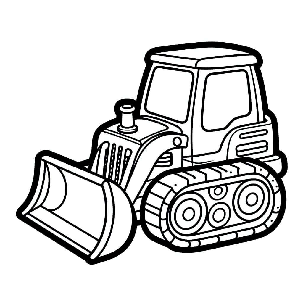 Buldoser ukuran kecil