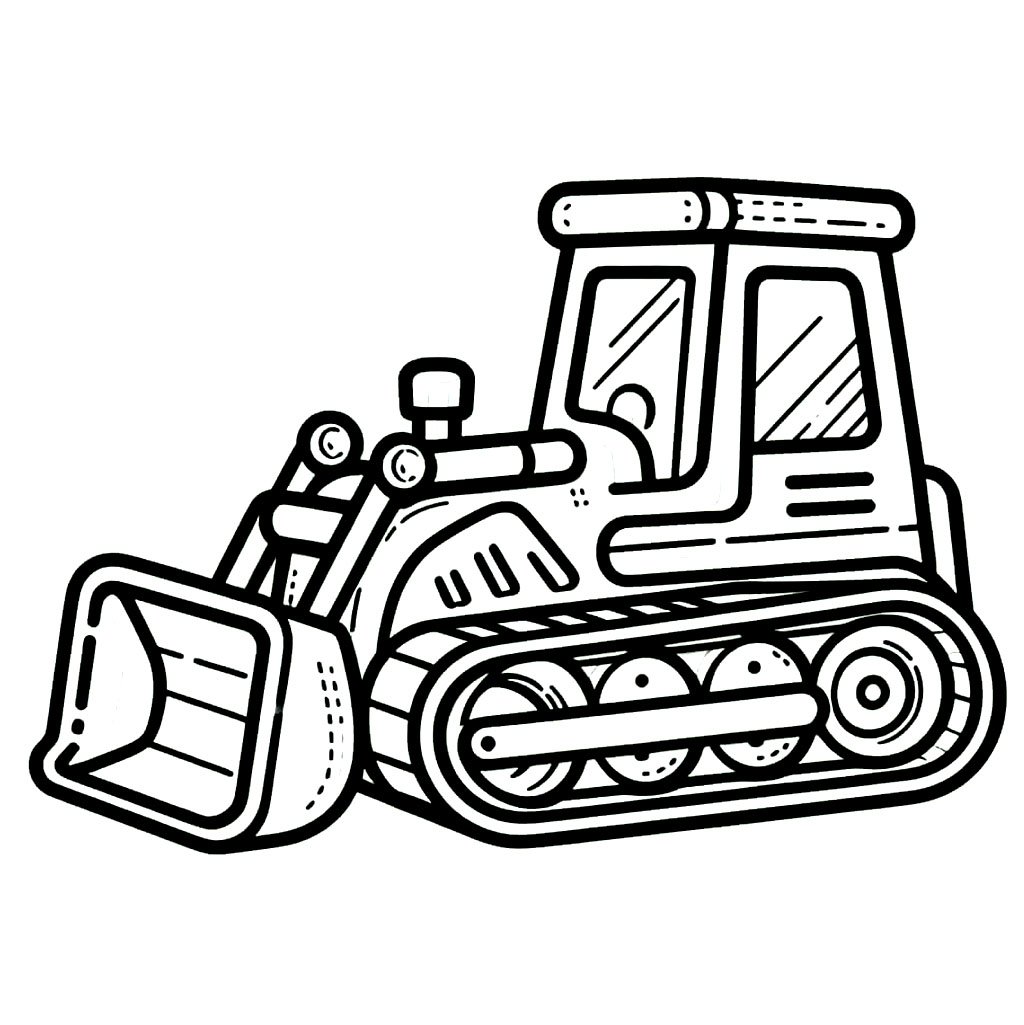 Cetak buldoser gratisan