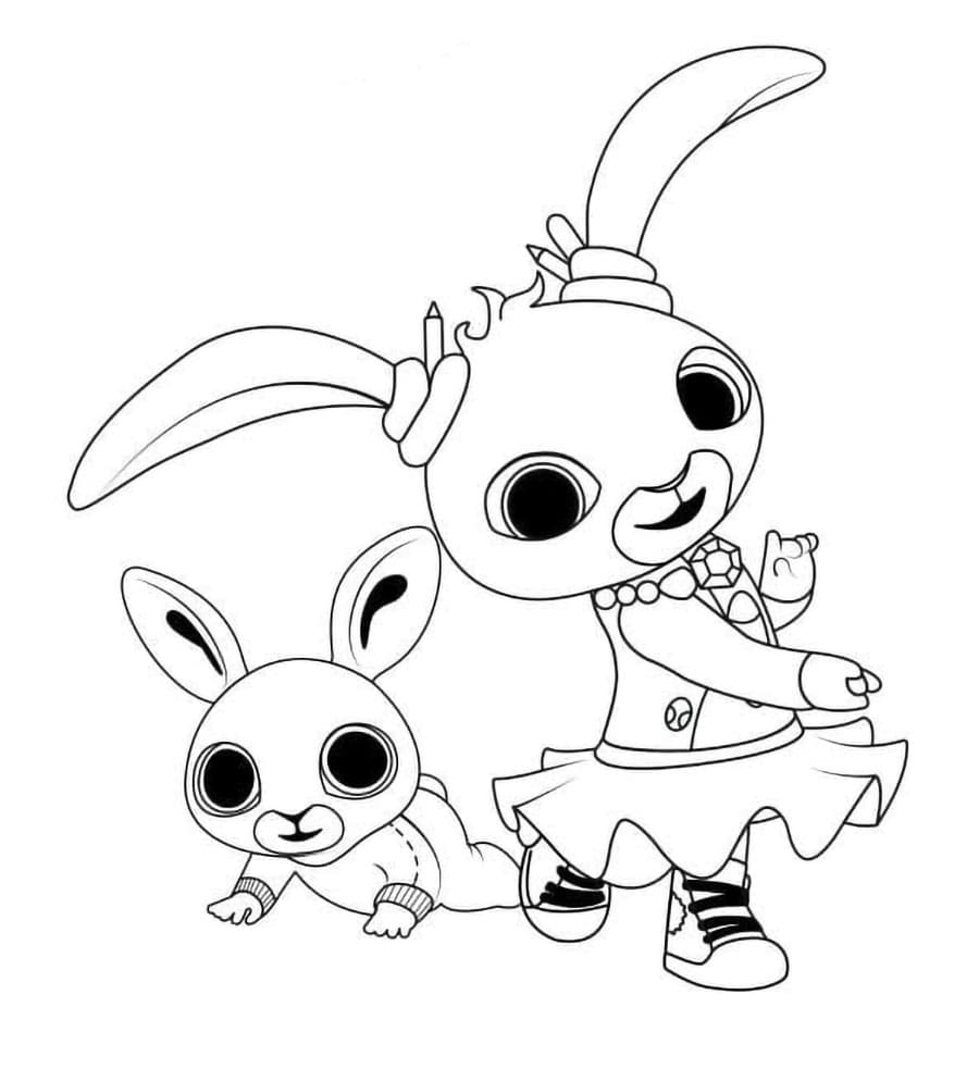 Charlie dan Coco dari Bing Bunny