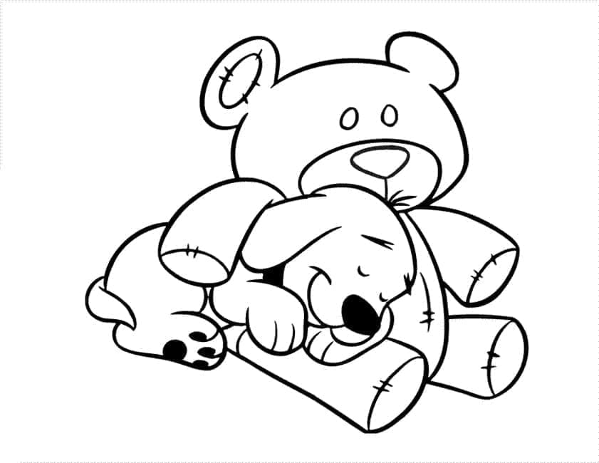 Clifford yang Lucu Sedang Tidur