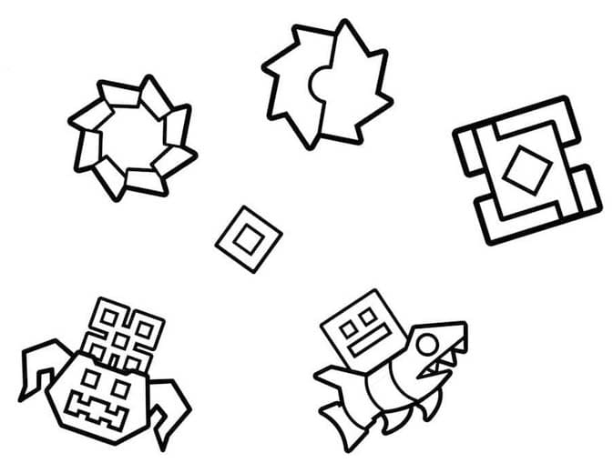 Elemen Level Geometry Dash