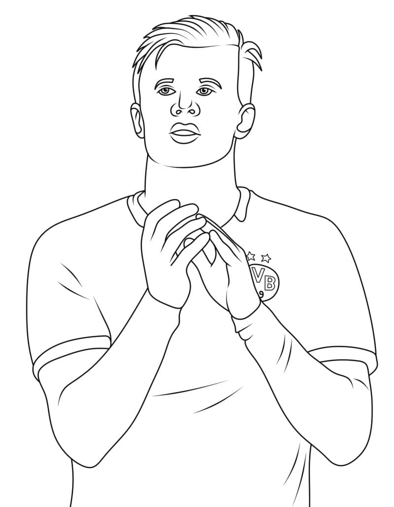 Erling Haaland Gambar Cetak Haaland