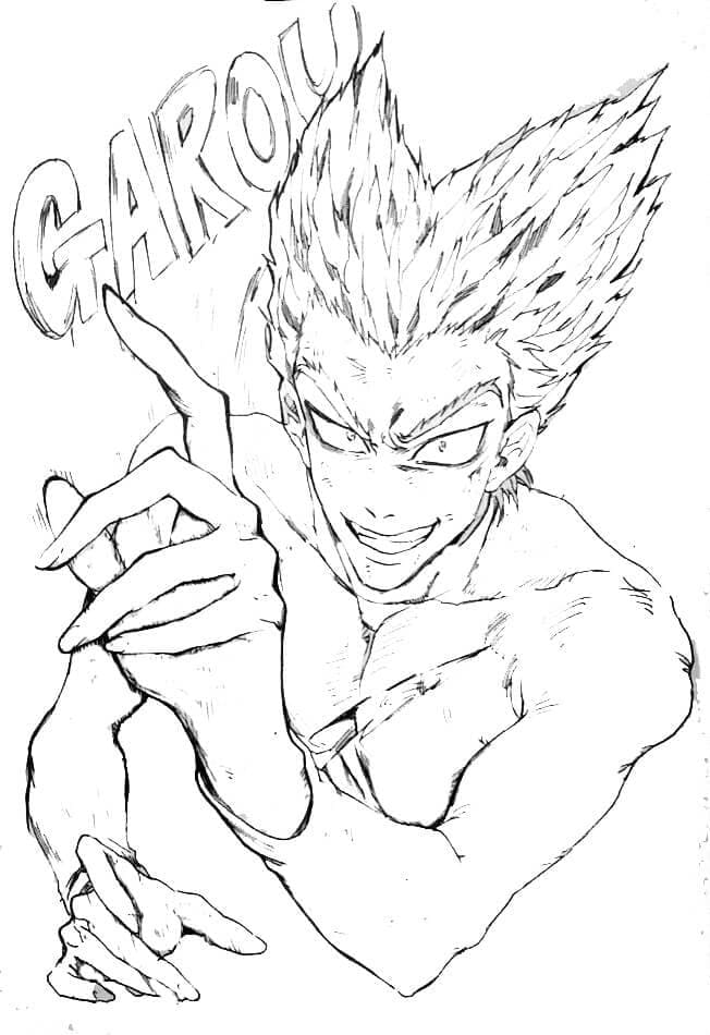 Garou dari Anime One Punch Man