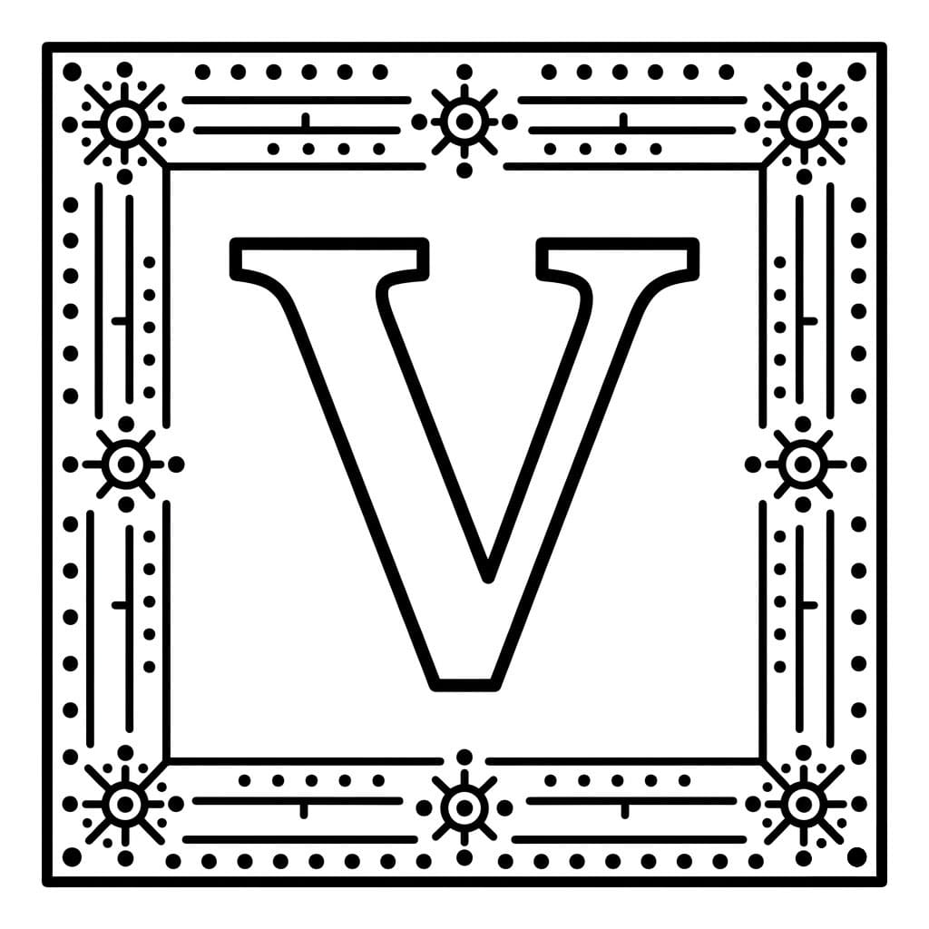 Huruf V Dalam Bingkai