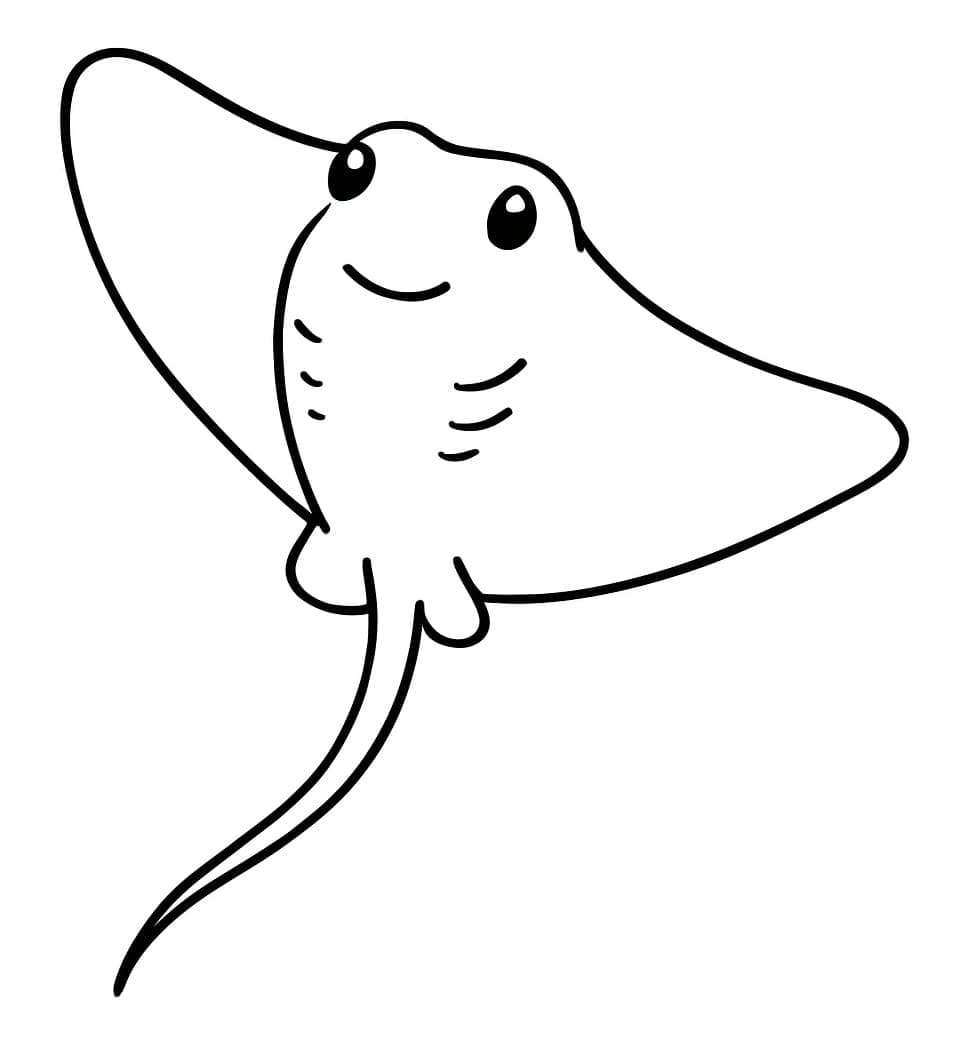 Ikan Pari Bahagia gratis