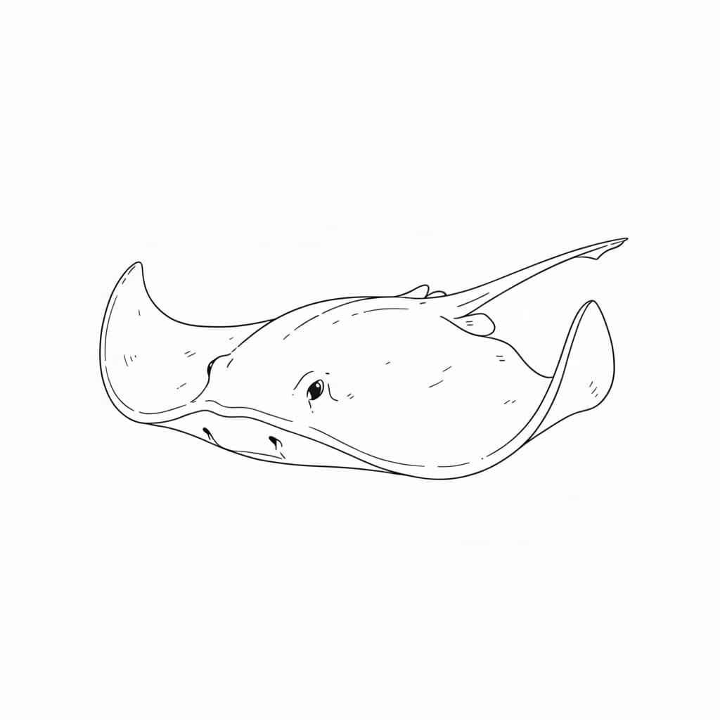 Ikan Pari Dasar Laut