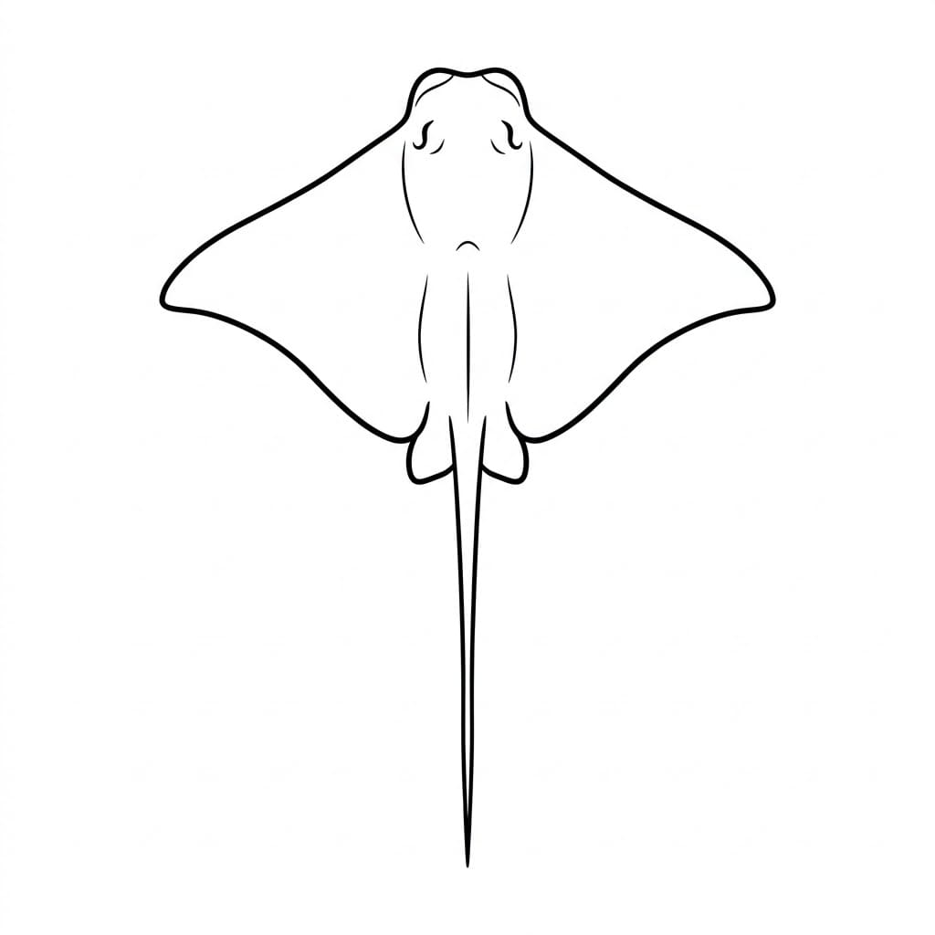 Ikan Pari Ekor Panjang