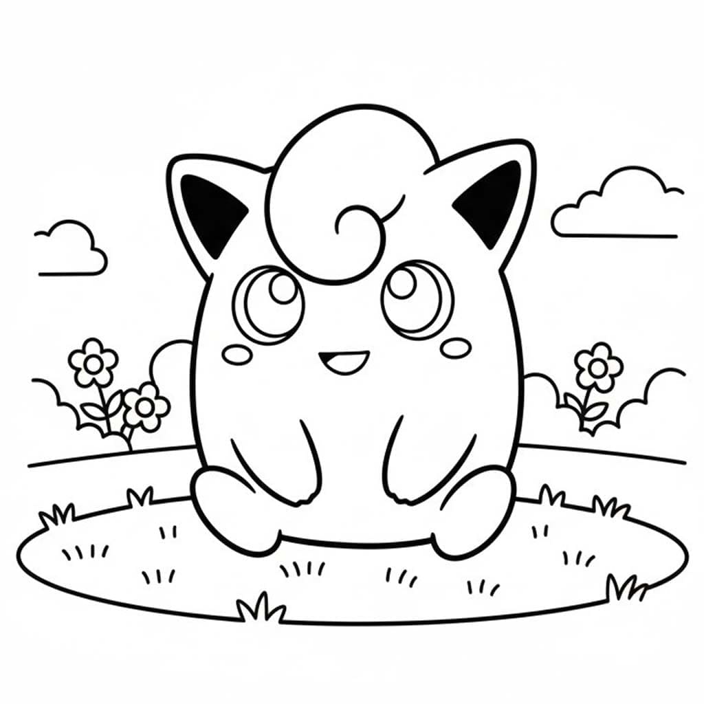 Jigglypuff duduk