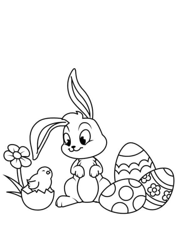 Kelinci Paskah yang Lucu gratis