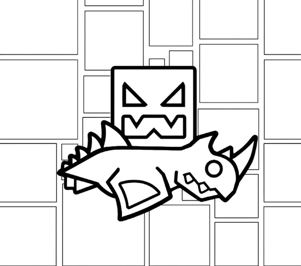 Kubus Perisai Geometry Dash
