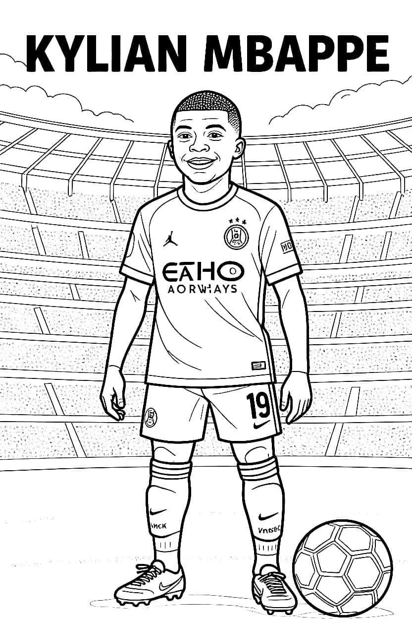 Kylian Mbappé di lapangan