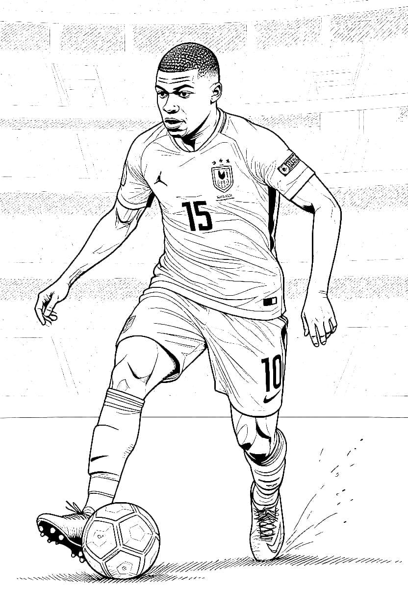 Kylian Mbappé di stadion