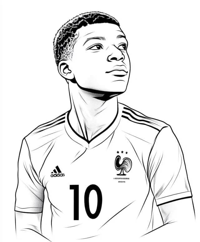 Kylian Mbappe muda