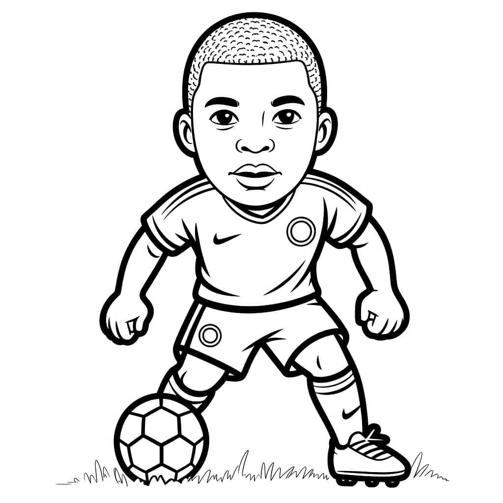 Kylian Mbappe yang menggemaskan