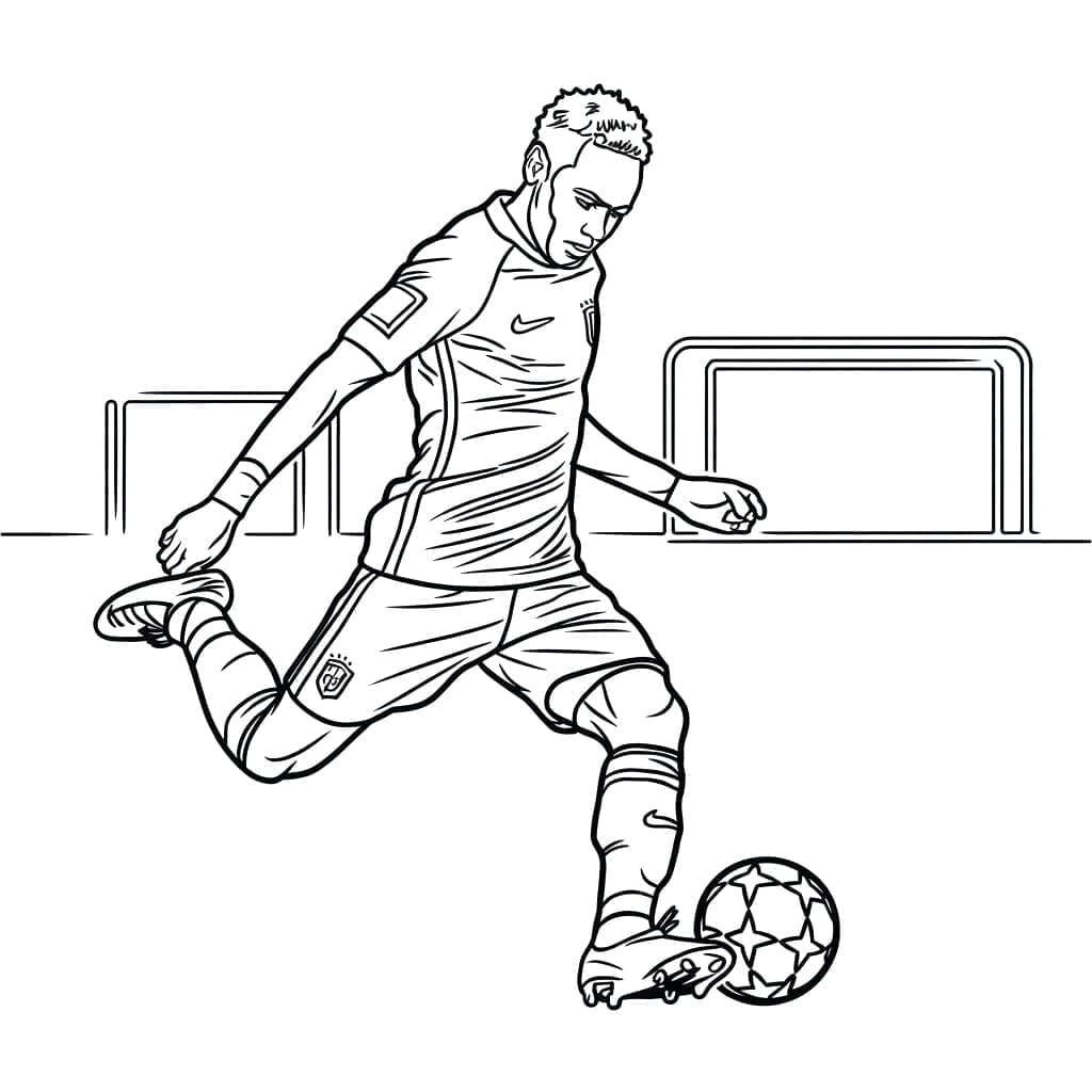 Neymar sedang bermain bola