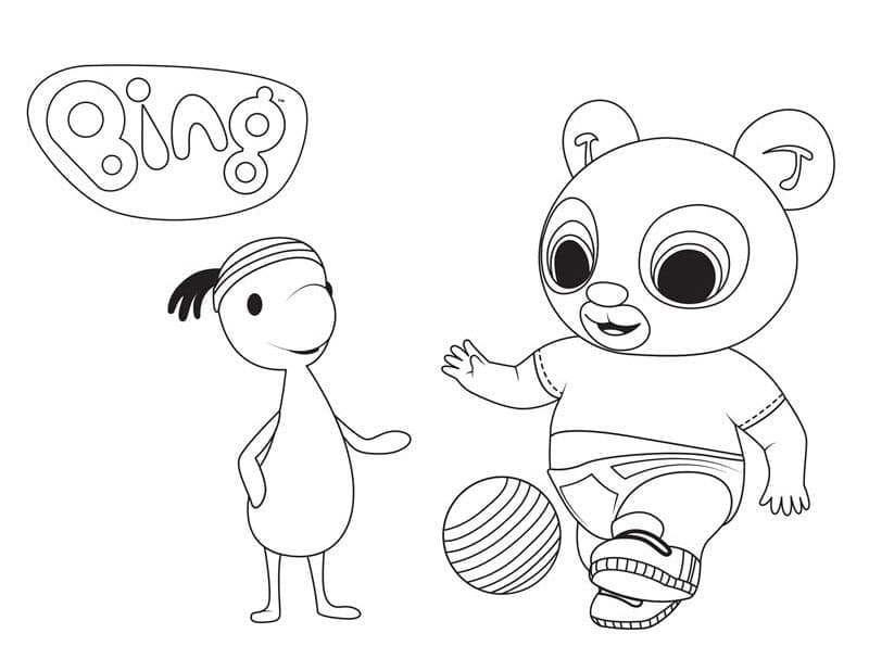 Padget dan Pando dari Bing Bunny