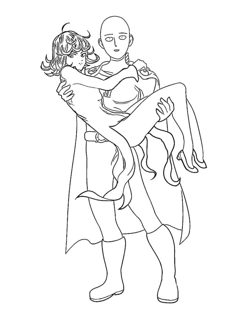 Saitama dan Tatsumaki