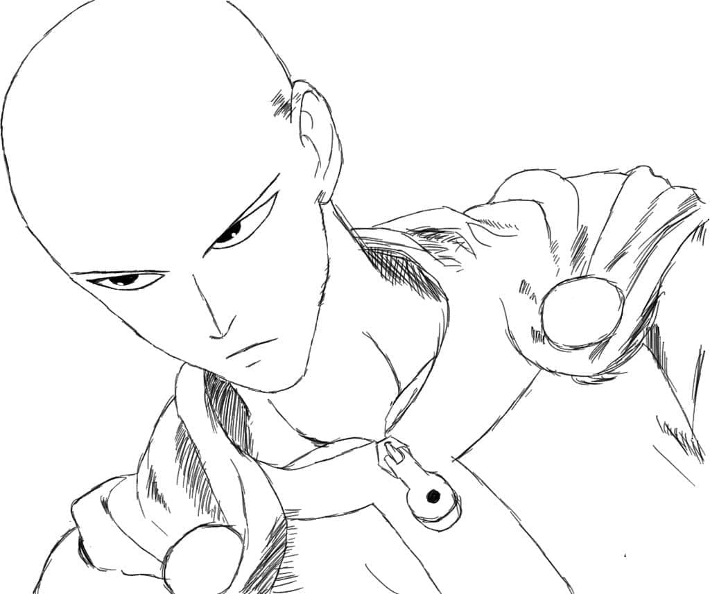 Saitama di Anime One Punch Man