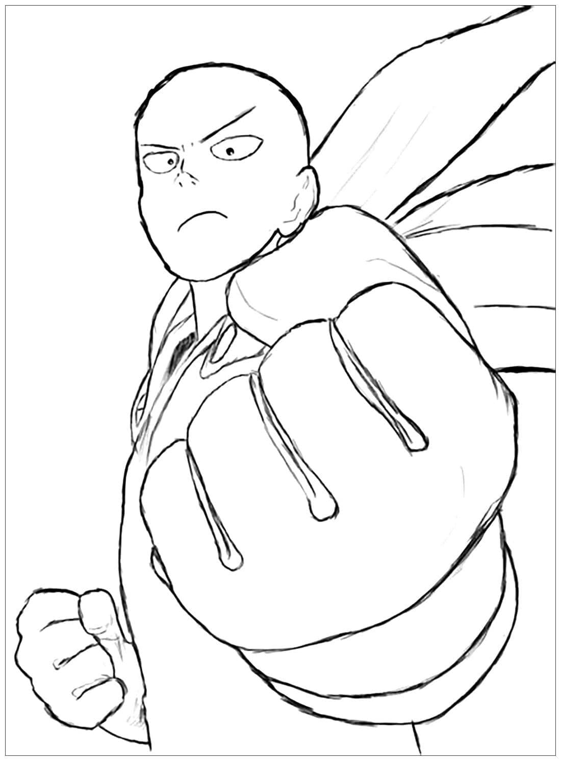 Saitama di One Punch Man