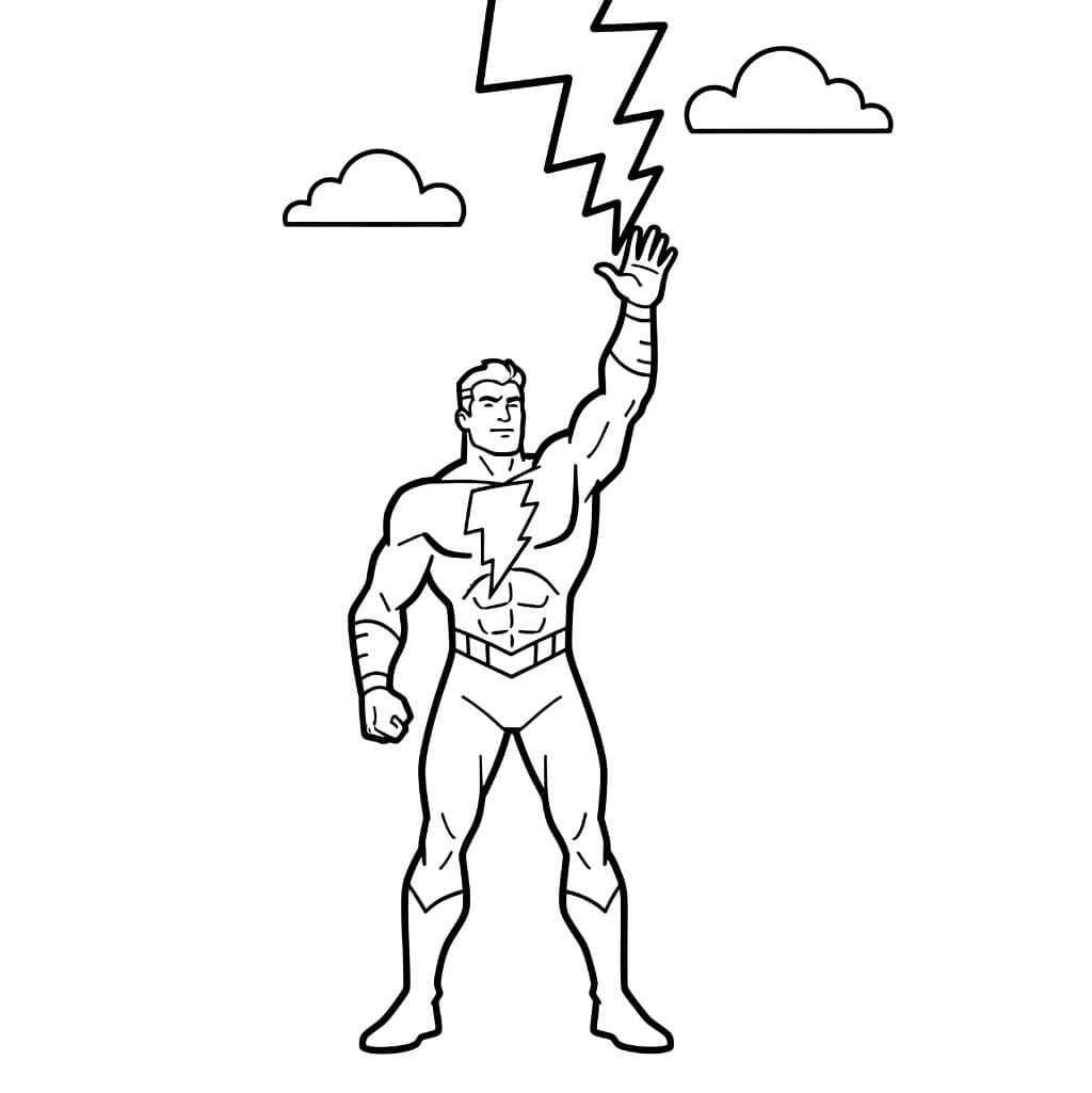 Shazam memanggil petir