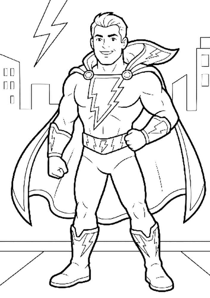 Shazam mudah tersenyum