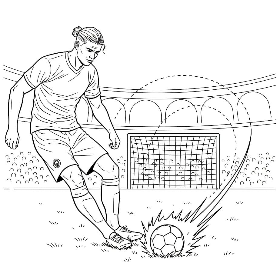 Tendangan Bebas Erling Haaland