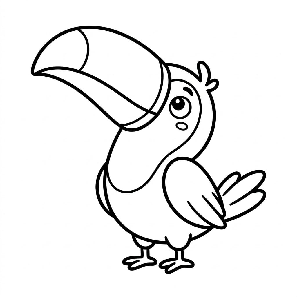 Toucan Melihat ke Atas