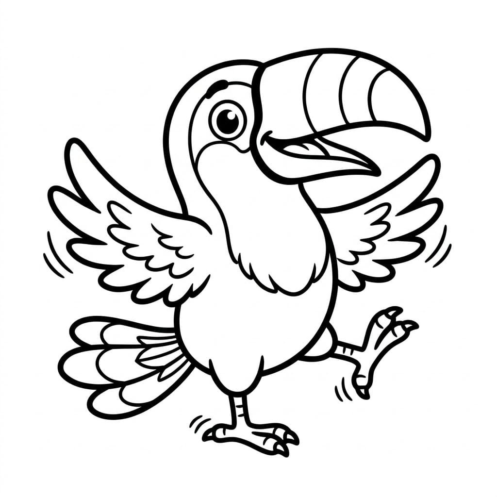 Toucan Menari
