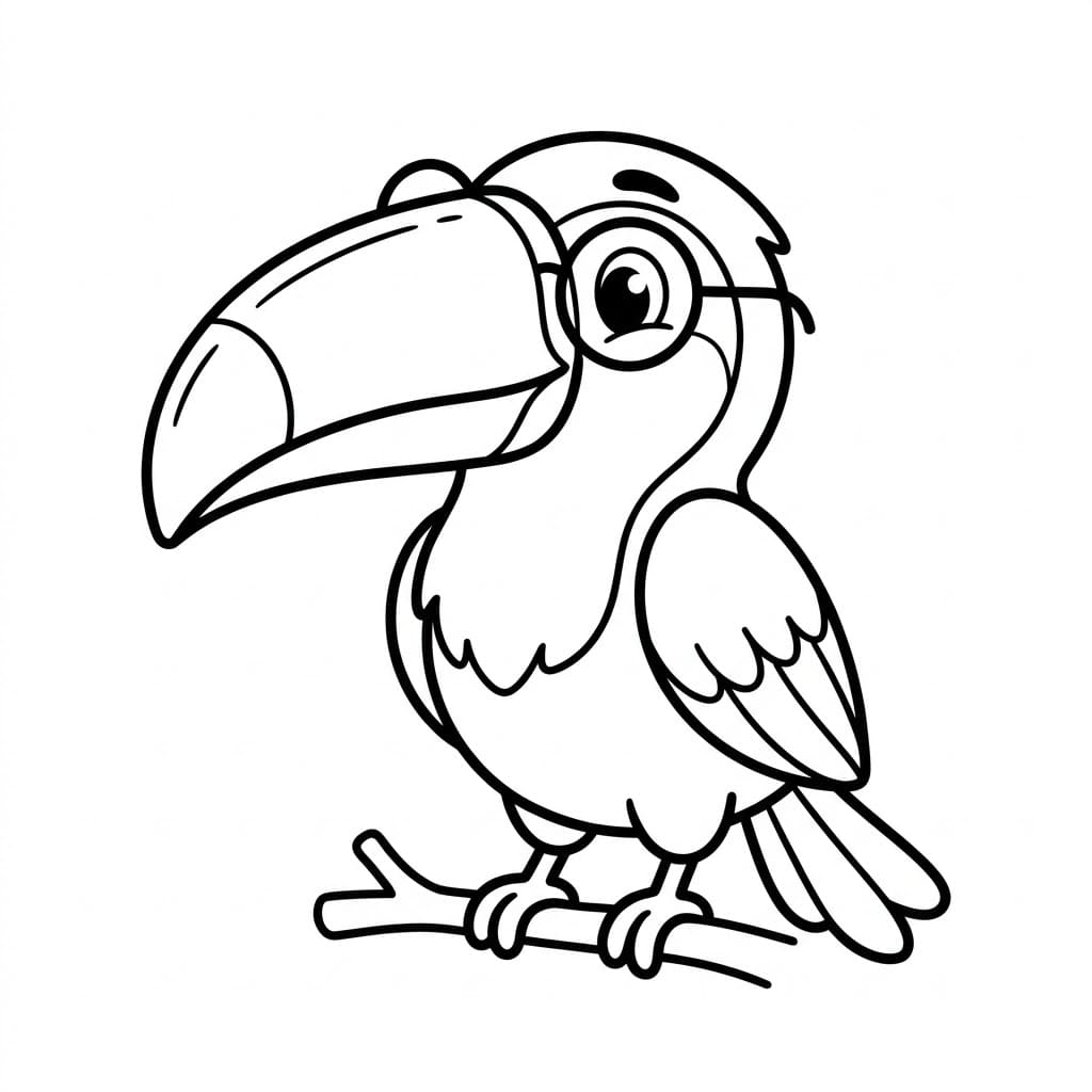 Toucan Pakai Kacamata