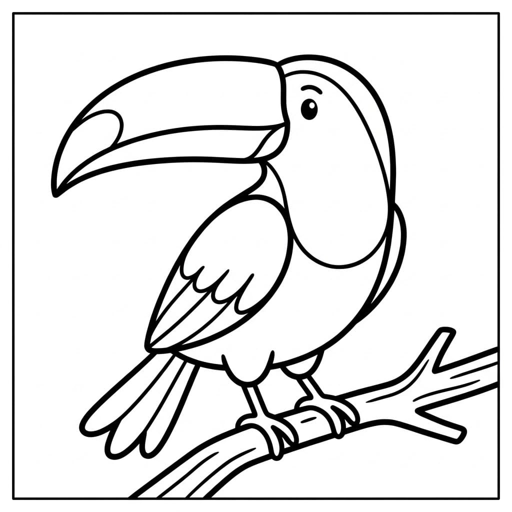 Toucan Tampak Samping