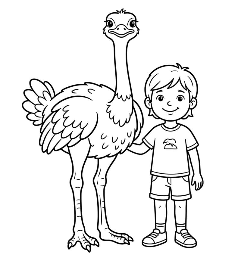 Anak dan Burung Unta