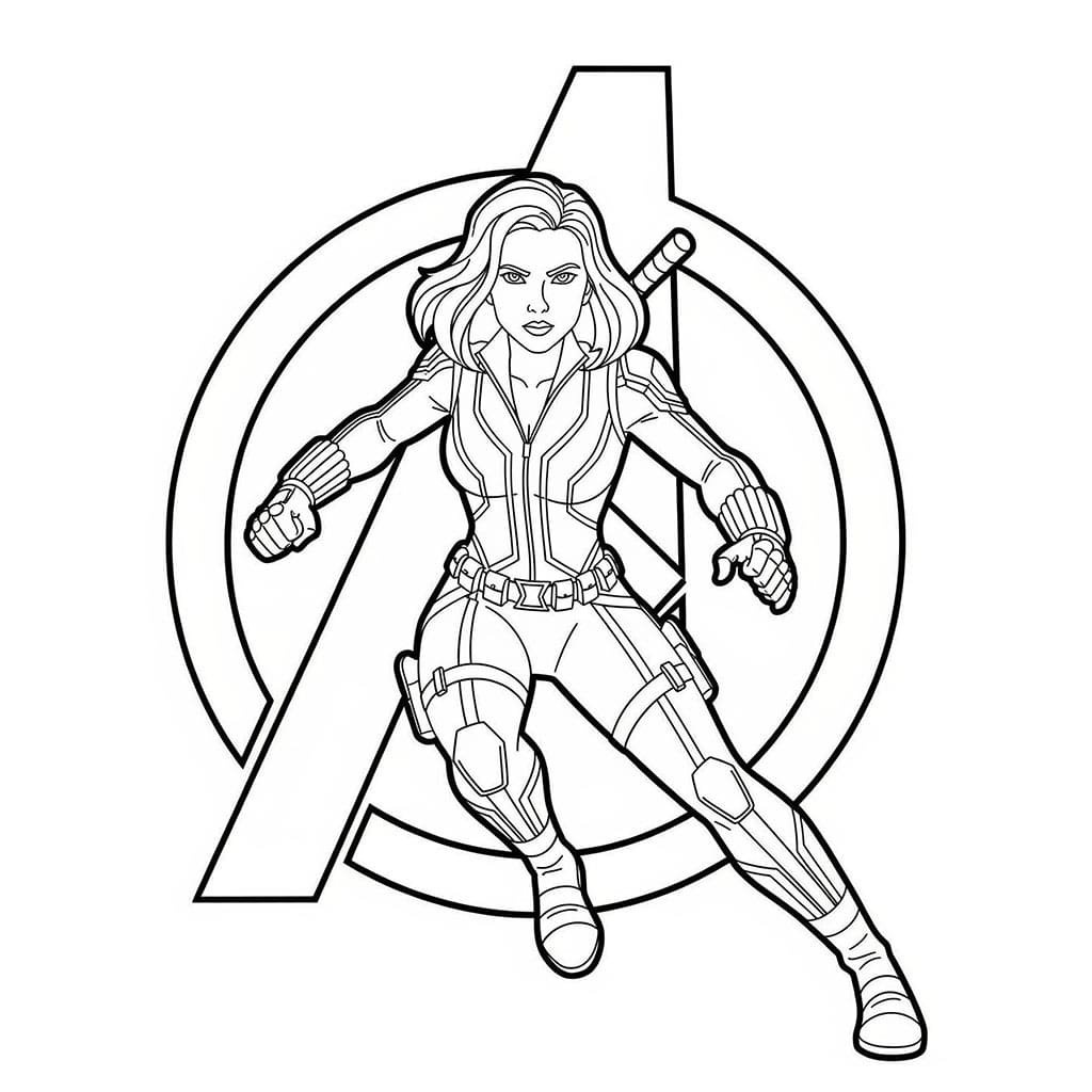 Black Widow Avengers gratis